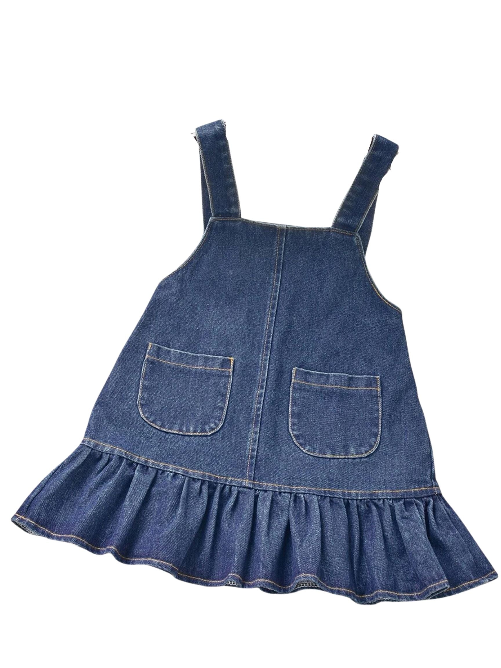 Denim Overall Dress - LNDKIDS