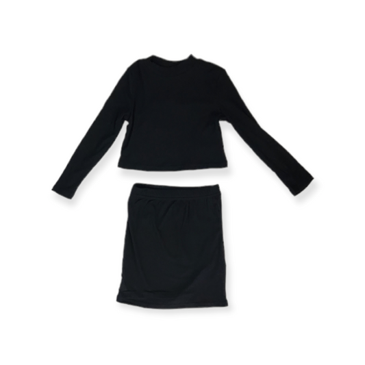 Basic Neck Tee & Skirt - LNDKIDS