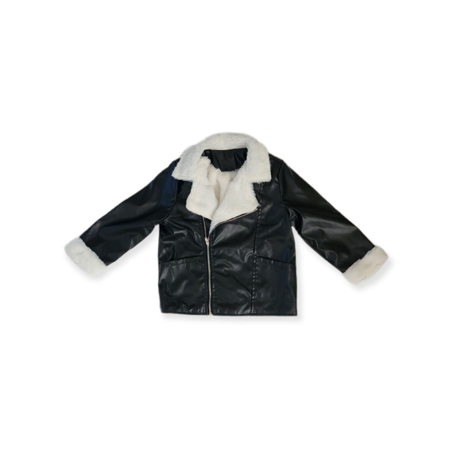 LEATHER TEDDY JACKET - LNDKIDS