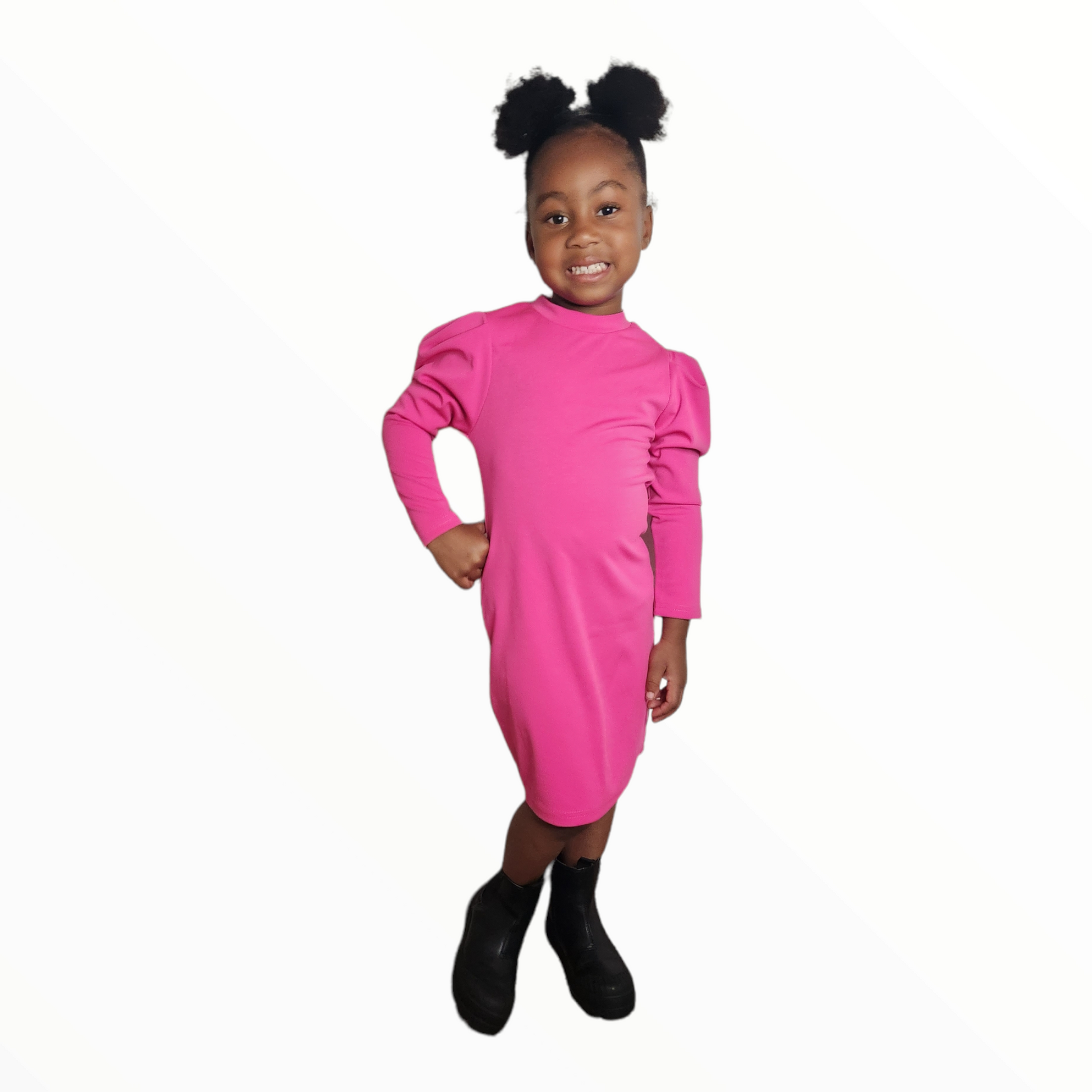 Puff Sleeve Dress - LNDKIDS