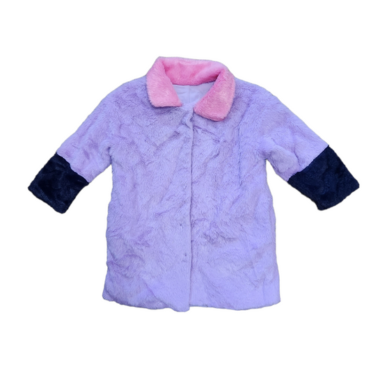 Colorblock Fuzzy Jacket - LNDKIDS