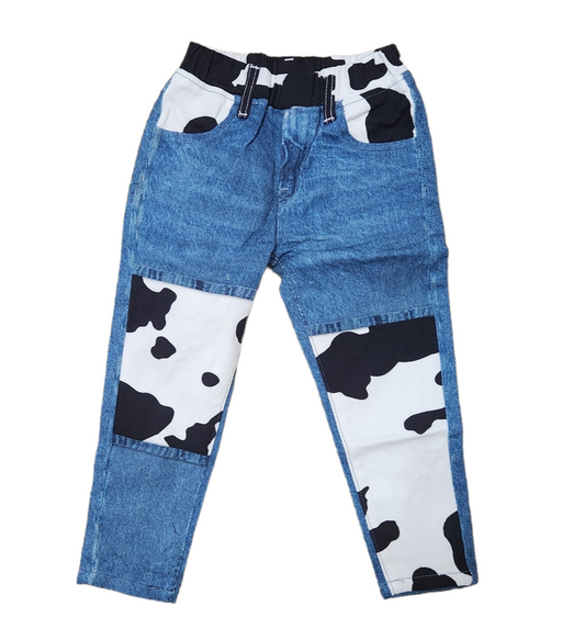 Cow Print Jeans - LNDKIDS