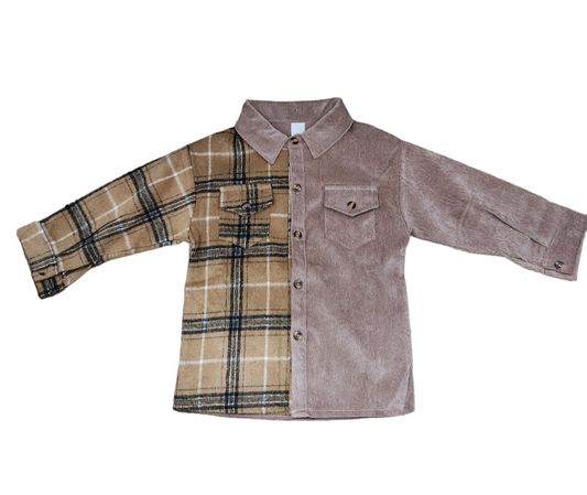 Plaid Button Down - LNDKIDS